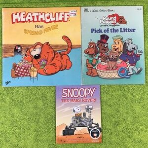 Heathcliff, Pound Puppies and Snoopy Storybook Collection.
